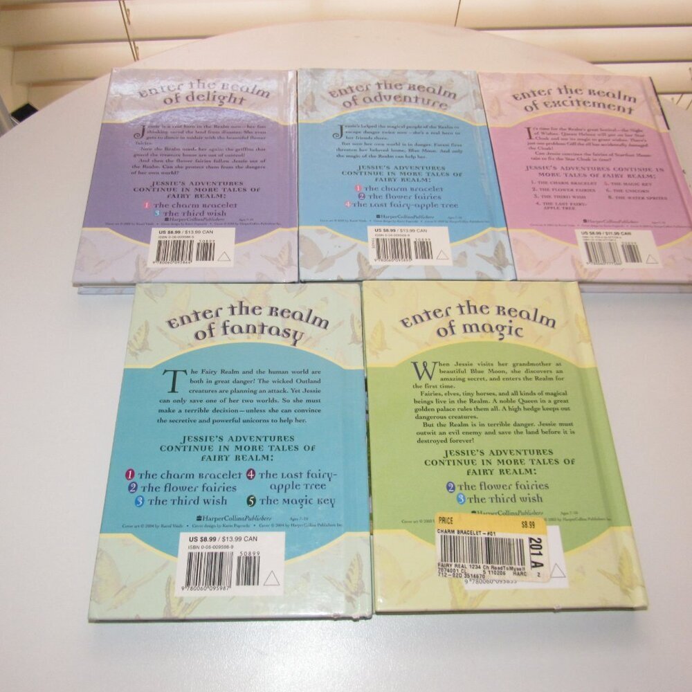 Fairy Realm by Emily Rodda – Lot of 5 Illustrated Hardcover Books – Fantasy Fun! - Picture 3 of 6